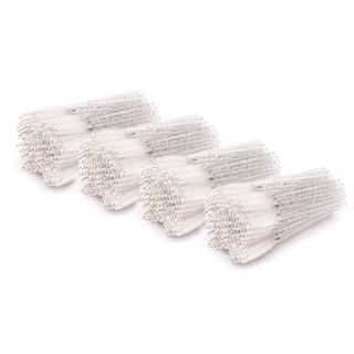 Eyelash brush 4x100pcs, glitter silver 0 Starry lashes