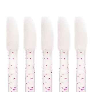 Microfiber applicators, glitter pink 100 pcs