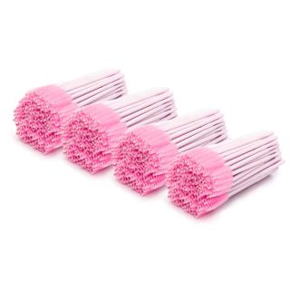 Eyelash brush 4x100pcs, pink