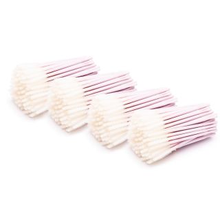 Silicone eyelash brush 4x100pcs, white