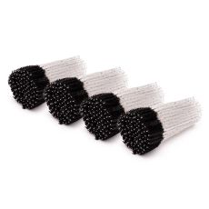 Eyelash brush 4x100pcs, glitter black 0 Starry lashes