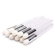 Eyelash cleansing brush, white crystal 10pcs