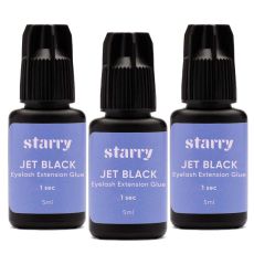 Eyelash Extension Glue JET BLACK 3pcs 0 Starry lashes