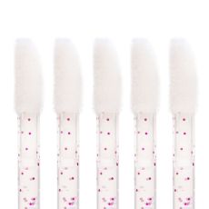 Microfiber applicators, glitter pink 100 pcs